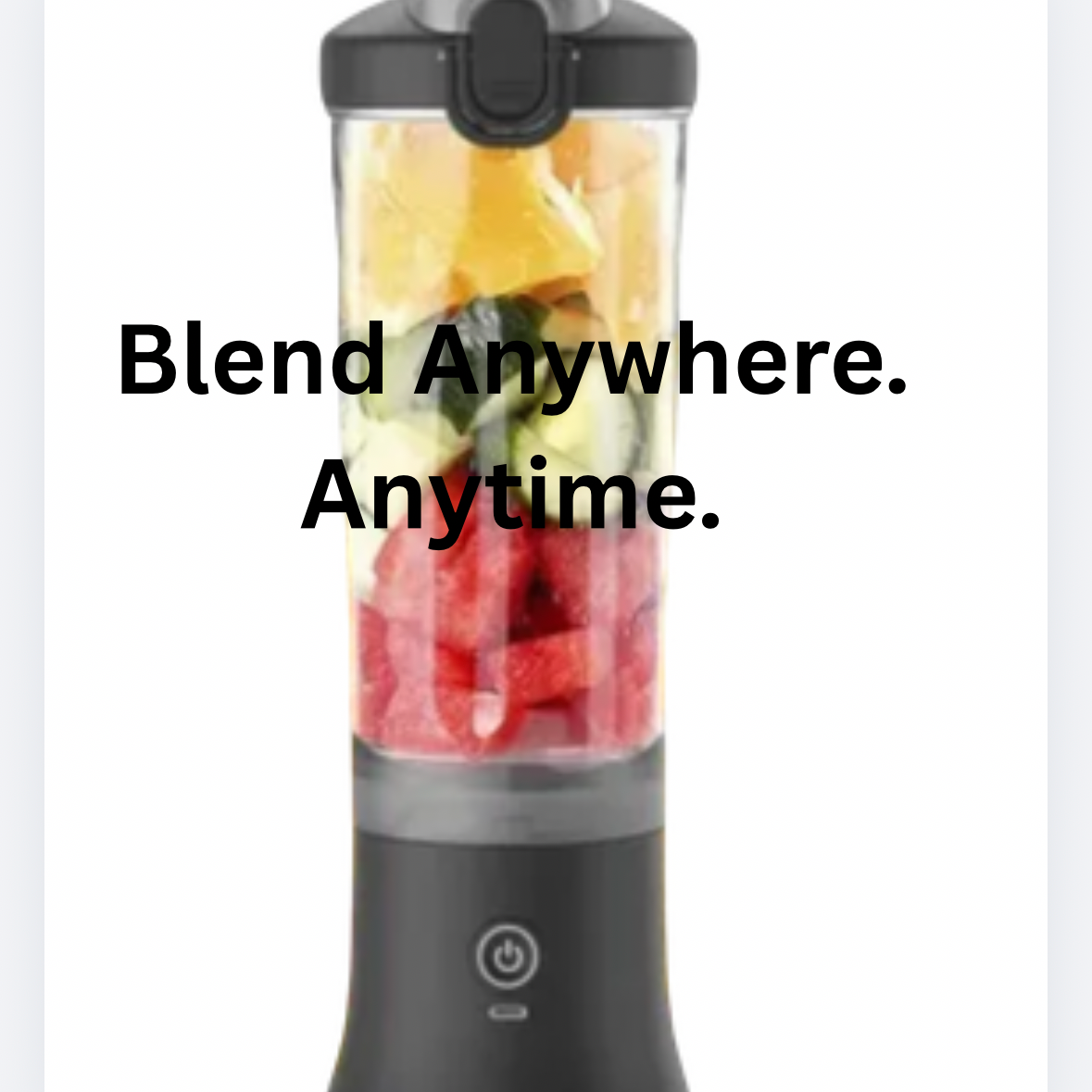 Portable USB Blender – Fresh Smoothies Anywhere